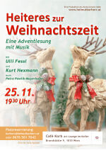 Heiteres zur Weihnachtszeit - Plakat