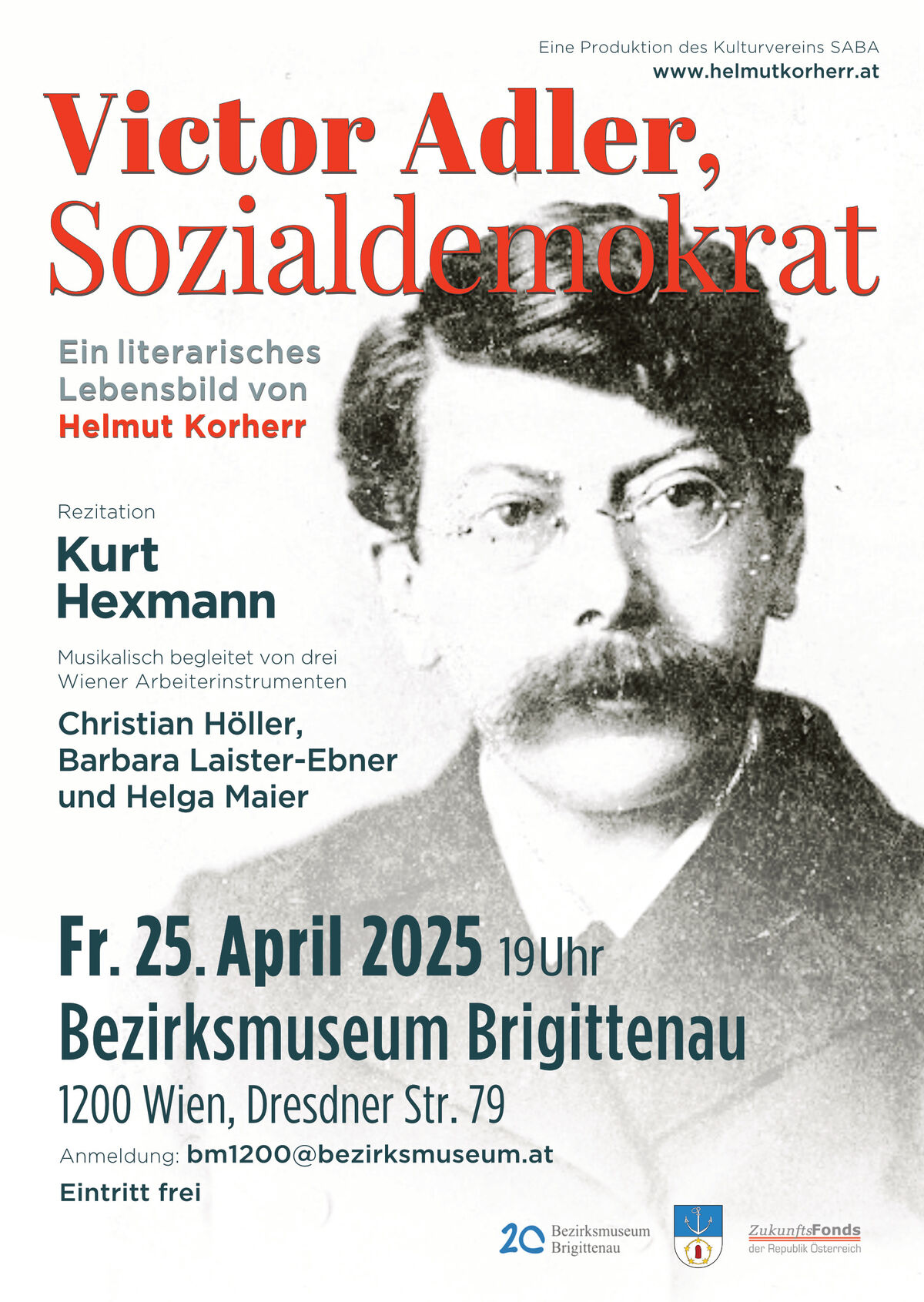 Victor Adler, Sozialdemokrat - von Helmut Korherr